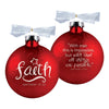 CHRISTMAS ORNAMENT FAITH SWIRL RIBBON 4