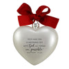 ORNAMENT HEART FAITH RIBBON HANG