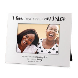 MDF Photo Frame - I Love That You're My Sister