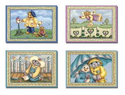 Thinking Of You - Framed Cute Furry Animals (12 Boxed Cards)