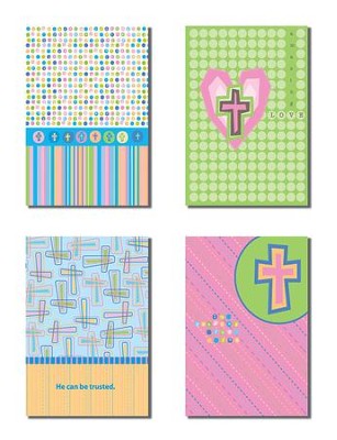 Praying For You - Abstract Cross Design (12 Boxed Cards)