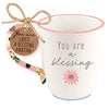 Ceramic Mug-Touch of Floral-Amazing Blessing