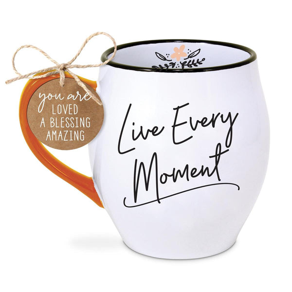 CERAMIC MUG-TOUCH OF COLOR 2-LIVE EVERY MOMENT