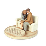 Sculpture-Devoted-Praying Couple - KI Gifts Christian Supplies