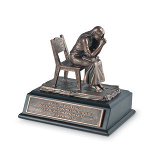 Basketball Moments Of Faith Small Sculpture Plaque