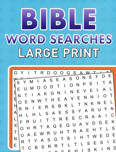 Bible Word Searches, Large Print - KI Gifts Christian Supplies