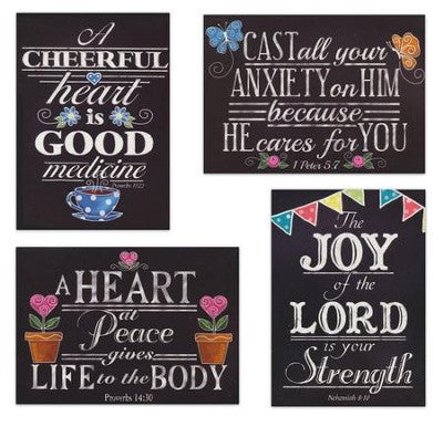 Get Well Chalkboard (12 Boxed Cards)