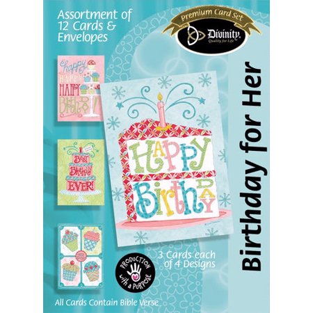Birthday for Her, Birthday Sweets (12 Boxed Cards)