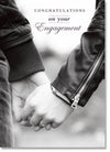 Engagement : Couples hands