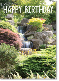 Happy Birthday : RHS waterfalls