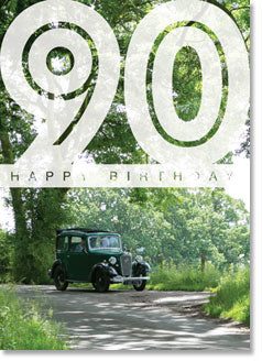 Happy 90th Birthday - Steam Train (order in 6)