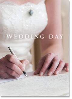 Wedding : Bride Signing Register (order in 6)