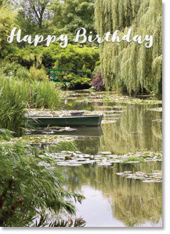 Happy Birthday - The Lake At Giverny (order in 6)