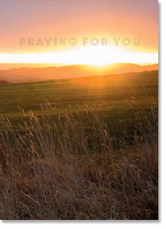 Praying for You - Northumberland Sunset
