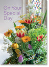 Special Day - Flowers By Church Window