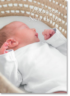New Baby - Baby in Bassinette (order in 6)