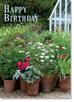 Happy Birthday - Garden Scene (ORDER IN 6)