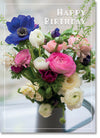 Happy Birthday - Ranuncula and Anemones (ORDER IN 6)