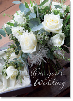 Silver Wedding Anniversary - Ranuncula and blossom (order in 6)
