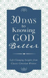 30 Days to Knowing God Better (Back in Stock) - KI Gifts Christian Supplies