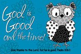 Small Poster : God is Good All the Time - KI Gifts Christian Supplies
