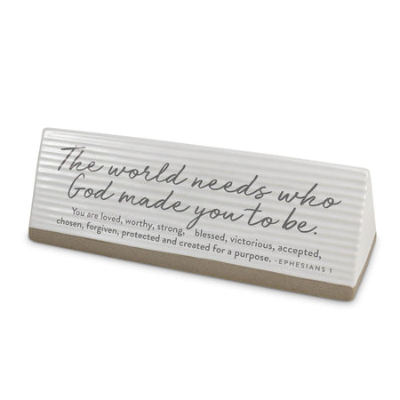 Desktop Reminder Plaque - Trust in the Lord