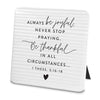 Hold Onto Hope Plaques - Be Joyful