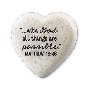 Cast Stone Plaque Scripture Stone - Stand Firm