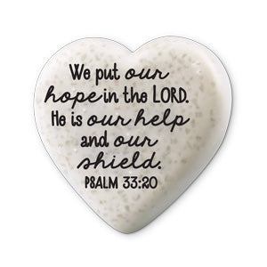 Scripture Stone Hearts of Hope: Hope