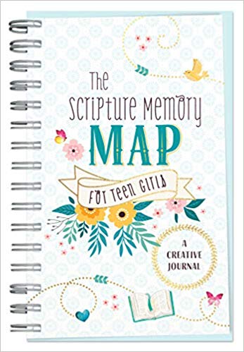 The Scripture Memory Map for Teen Girls: A Creative Journal - KI Gifts Christian Supplies