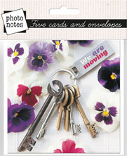 Photonotes: Keys and Pansies - New Home - KI Gifts Christian Supplies