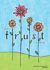 Large Poster : Just Trust in Him - KI Gifts Christian Supplies