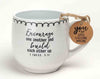 ARTISAN DOODLES - COFFEE CUP TEXTURED FRIEND WHITE
