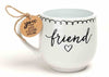 ARTISAN DOODLES - COFFEE CUP TEXTURED FRIEND WHITE