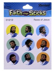 Stickers: Faces of Jesus - KI Gifts Christian Supplies