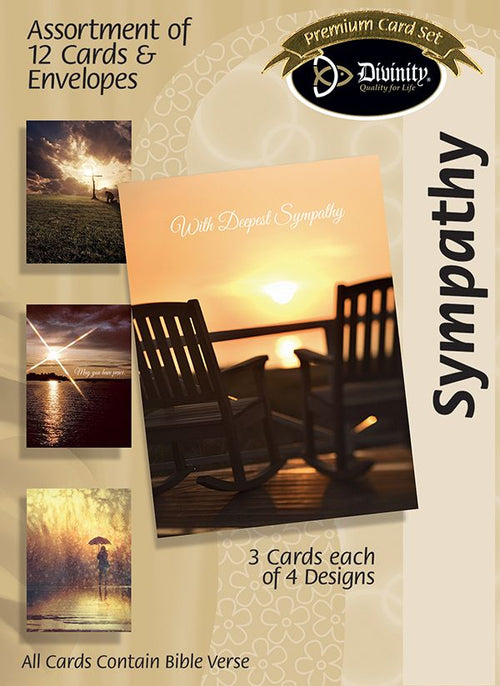 Sympathy Card Assortment - Sunset - KI Gifts Christian Supplies