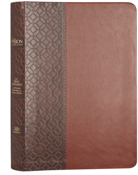 TPT New Testament Large Print Brown (Black Letter Edition) (With Psalms, Proverbs And The Song Of Songs)