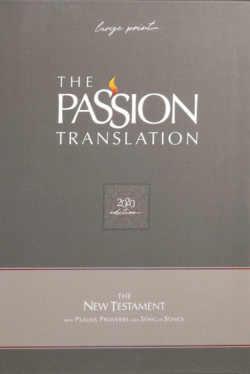 TPT New Testament Large Print Brown (Black Letter Edition) (With Psalms, Proverbs And The Song Of Songs)