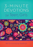 3-Minute Devotions for Teen Girls : 180 Encouraging Readings - KI Gifts Christian Supplies