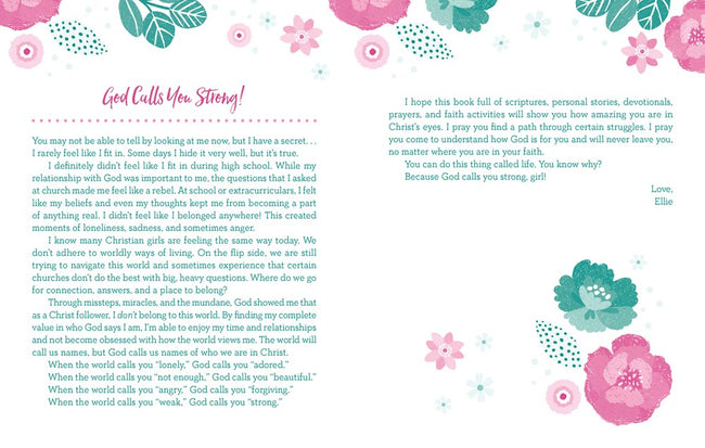 God Calls You Strong, Girl : 90 Empowering Devotions for Teens