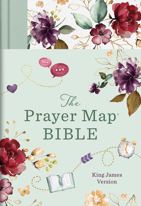 The KJV Prayer Map® Bible [Gray Weave]