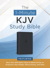 The 1-Minute KJV Study Bible (Pewter Blue) : Featuring Nearly 900 Quick, Easy-to-Read Entries on Scripture’s Key People, Places, Events, and More