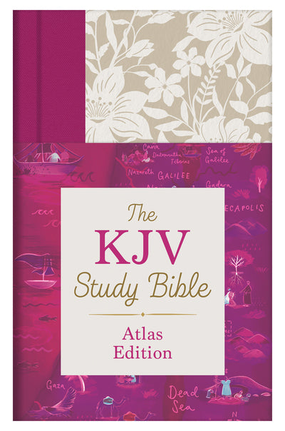 KJV Faux Leather Deluxe Gift Bible with Thumb Index Purple