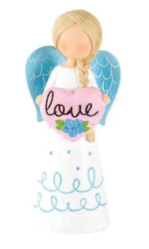 Angel Figurine - Love With Heart