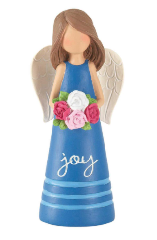 Angel Figurine - Joy With Flowers