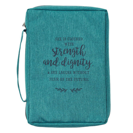 Done in Love Navy Floral Value Bible Case - 1 Corinthians 16:14