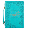 Faux Leather Bible Cover - Strength & Dignity