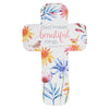 Paper Cross Bookmark - God Makes Beautiful Things