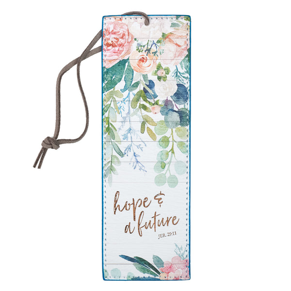 LuxLeather Pagemarker - Hope and a Future Jeremiah 29:11