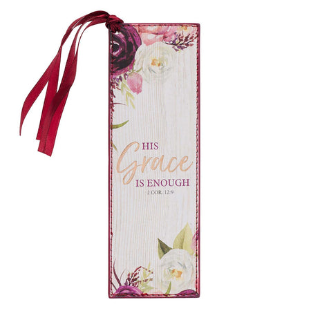 Blessed Purple Floral Cross Bookmark Set - Ephesians 1:3